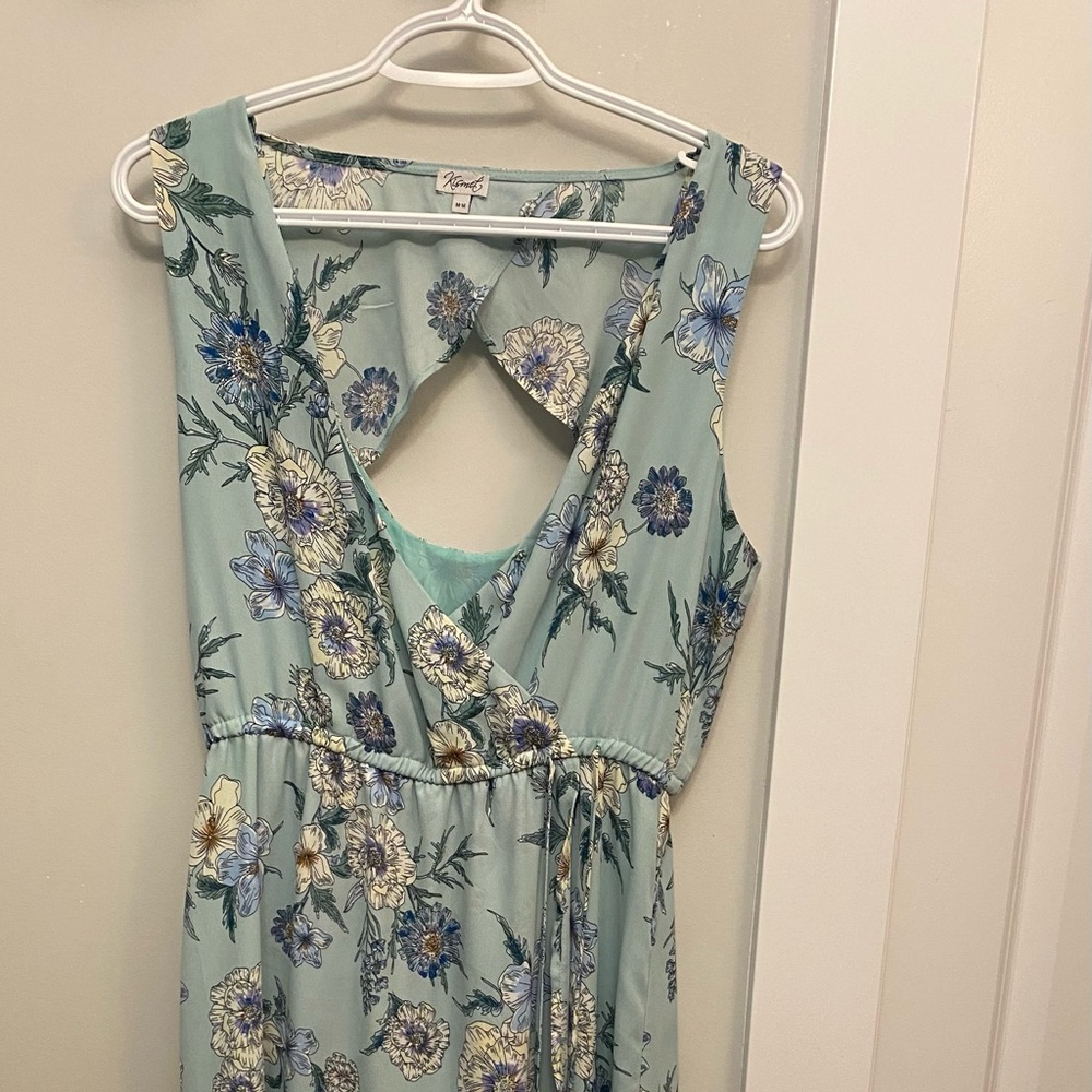 Floral Asymmetrical Dress